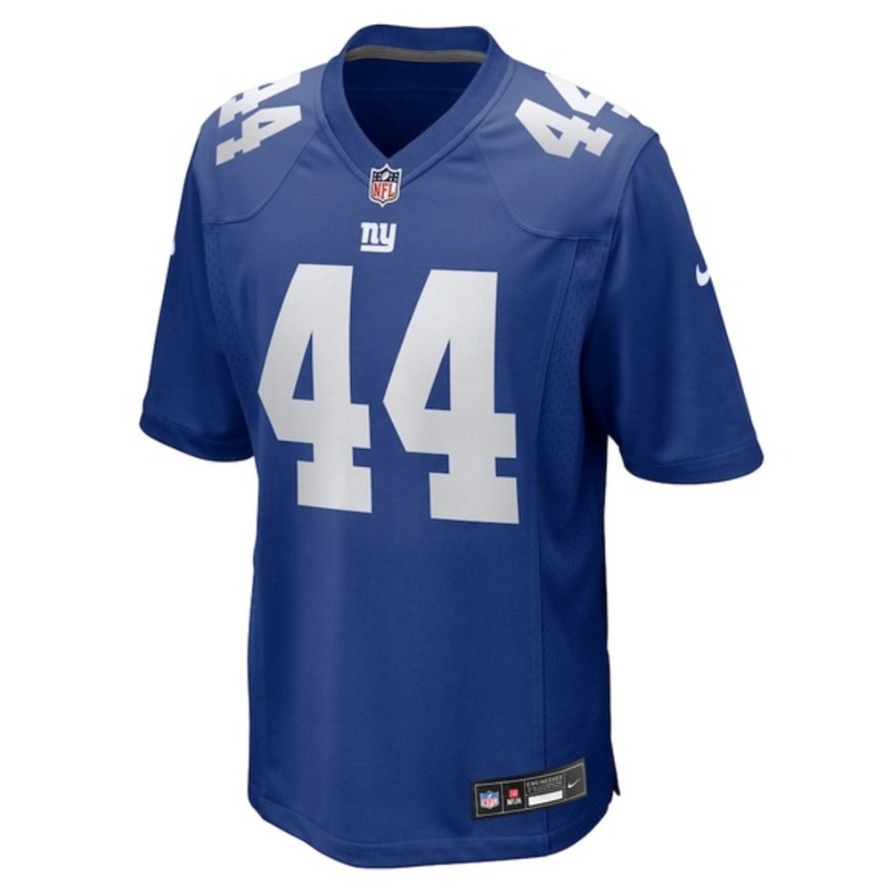 Vintage Nike Blue Jersey with White Number 44 NY Bradshaw NFL
